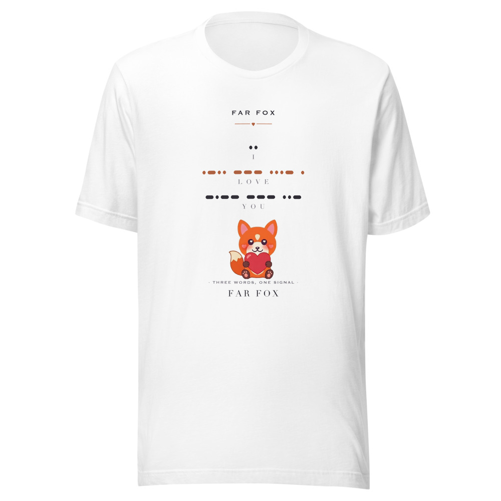 Morse "I Love You" Tee